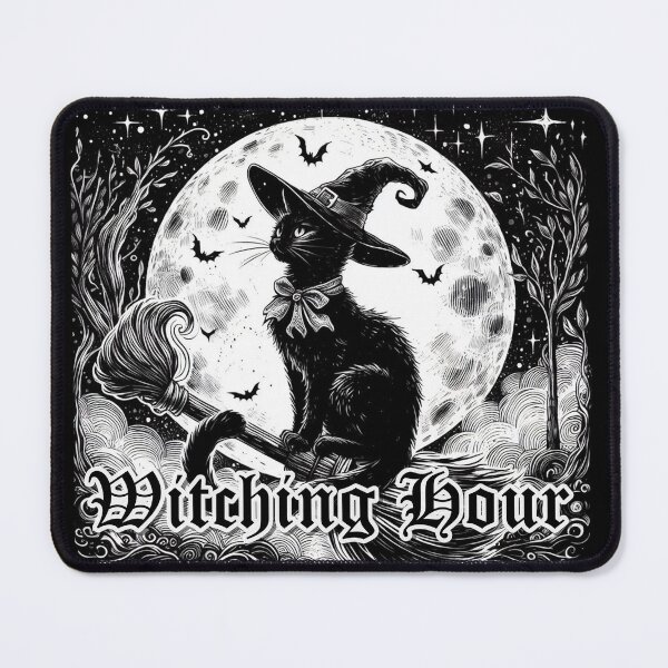 Item preview, Witching Hour Black cat in the moon designed and sold by 66sideddice.