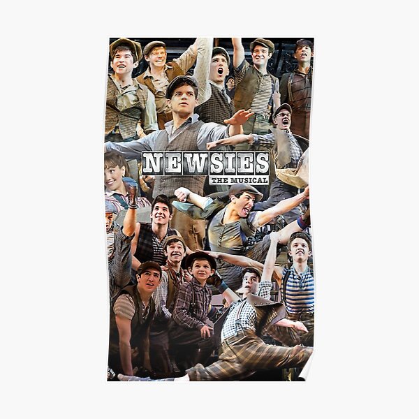 Newsies Broadway Musical Posters Redbubble