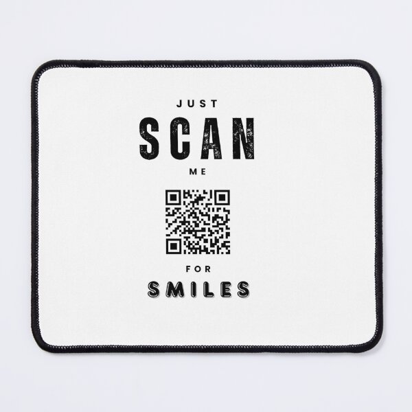 Item preview, JUST SCAN ME FOR SMILES - QR code designed and sold by HSJdesignseu.