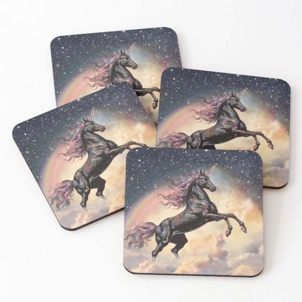 Item preview, Black Unicorn Horse Jigsaw Puzzle designed and sold by candiscamera.