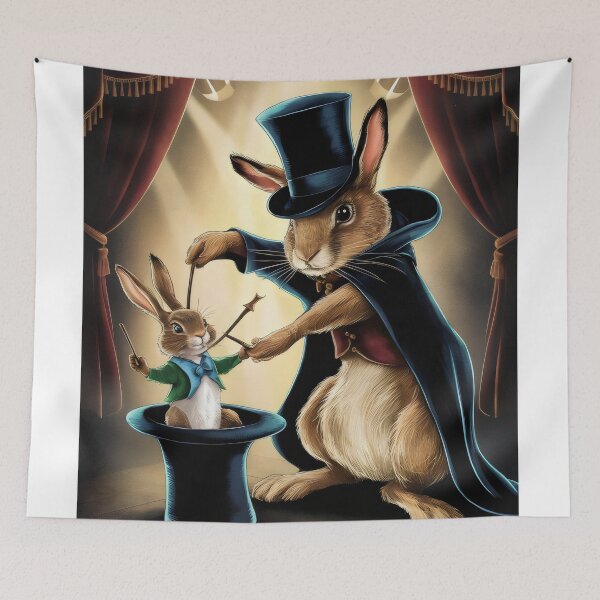 Item preview, The magic of the hare. designed and sold by MyHappyArtShop.