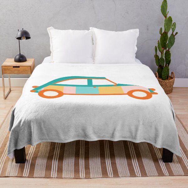 Item preview, Colorful Patchwork Car | Retro Car Art | Vintage Style Illustration designed and sold by Epic--Art.