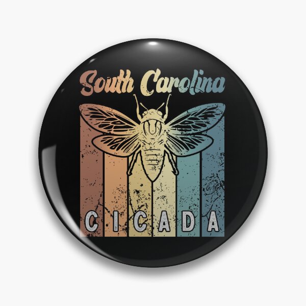 Item preview, Retro South Carolina 2024 Cicada Summer Swarm, Vintage  Cicada designed and sold by ArtByKatti.