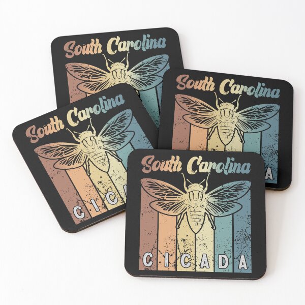 Item preview, Retro South Carolina 2024 Cicada Summer Swarm, Vintage  Cicada designed and sold by ArtByKatti.