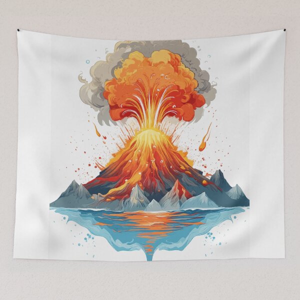 Item preview, Fire and Fury: Abstract Volcanic Art designed and sold by bb-15artstudio.