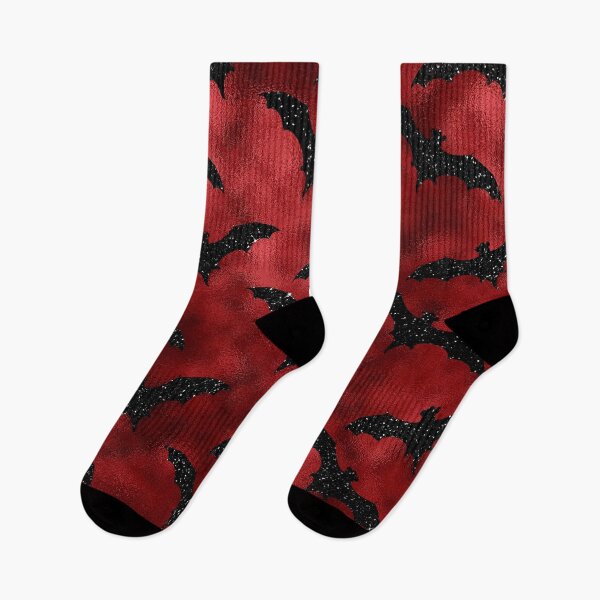 Item preview, Red Vampire Bat Pattern | Dark Flying Bats Design designed and sold by URBANBADA.