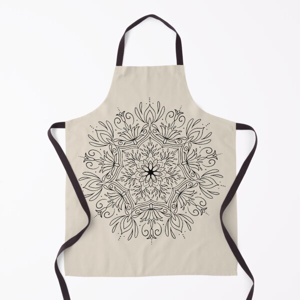 Item preview, Mandala with Hungarian Folk Art Motives Line Design designed and sold by susyrdesign.
