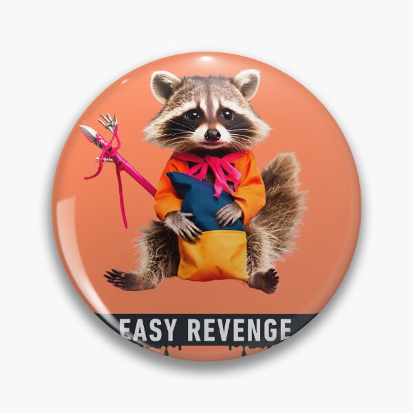 Item preview, Easy Revenge: Raccoon Mischief designed and sold by GoodTripper.