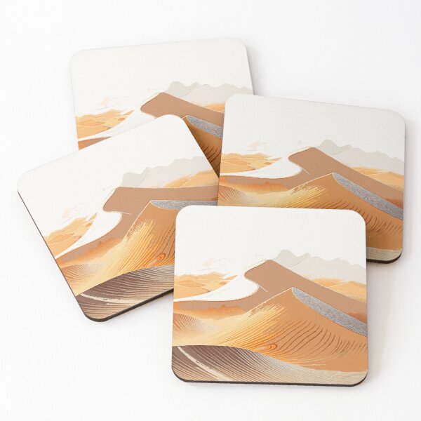 Item preview, Desert Whispers: arte abstracto de dunas de arena designed and sold by bb-15artstudio.