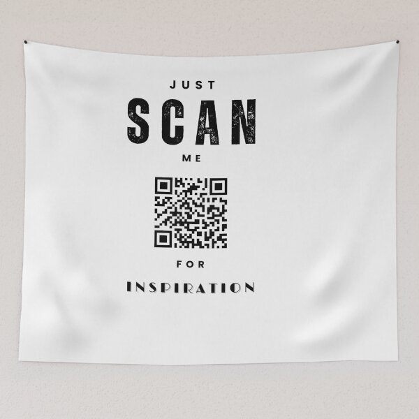 Item preview, JUST SCAN ME FOR INSPIRATION - QR code designed and sold by HSJdesignseu.