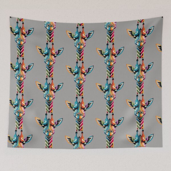 Item preview, Funny Colorful Pop Art Giraffe designed and sold by Nature's Fancy.