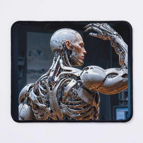Item preview, The Power Of A Machine Body Interesting AI Concept Art by Xzendor7 designed and sold by Xzendor7 Digital Art Creations.