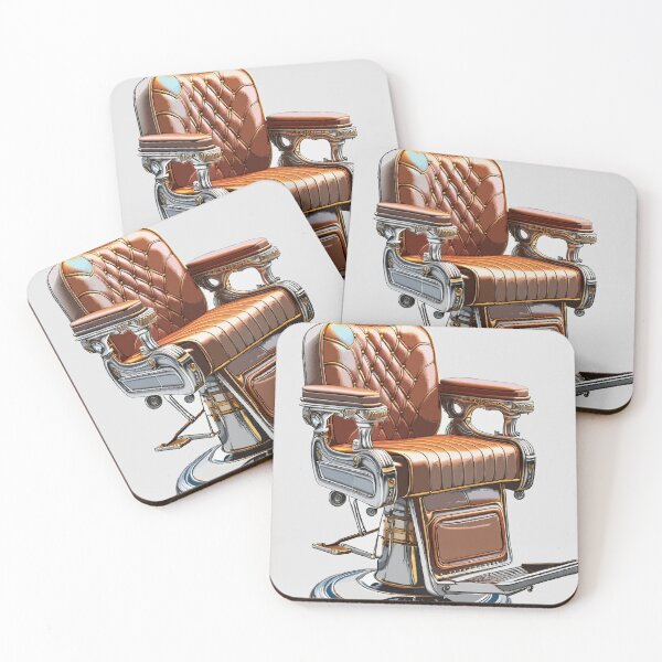 Item preview, Classic Cuts: Retro Barber Chairs designed and sold by bb-15artstudio.
