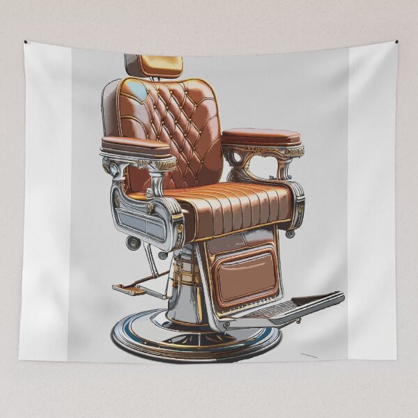 Item preview, Classic Cuts: Retro Barber Chairs designed and sold by bb-15artstudio.