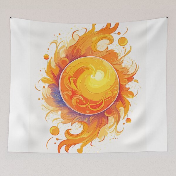Item preview, Solar Symphony: Abstract Solar Flare Art designed and sold by bb-15artstudio.