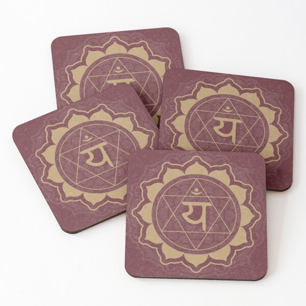 Item preview, Heart Chakra Mandala - Wine + Fawn designed and sold by Irene Estelle.