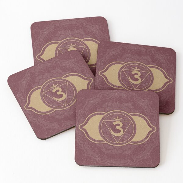 Item preview, Third Eye Chakra Mandala - Wine + Fawn designed and sold by Irene Estelle.