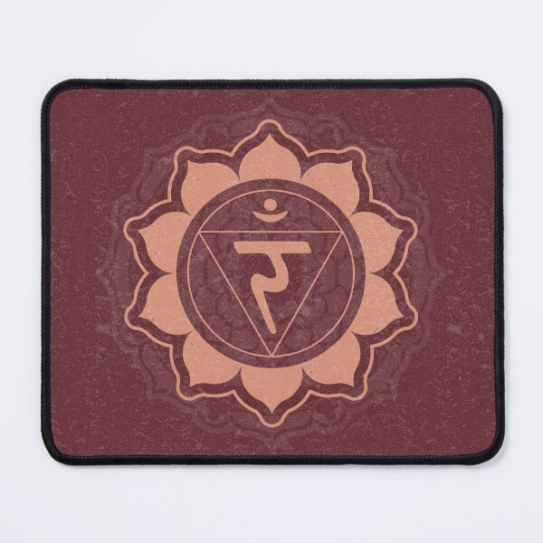 Item preview, Solar Plexus Chakra Mandala - Wine + Coral designed and sold by Irene Estelle.