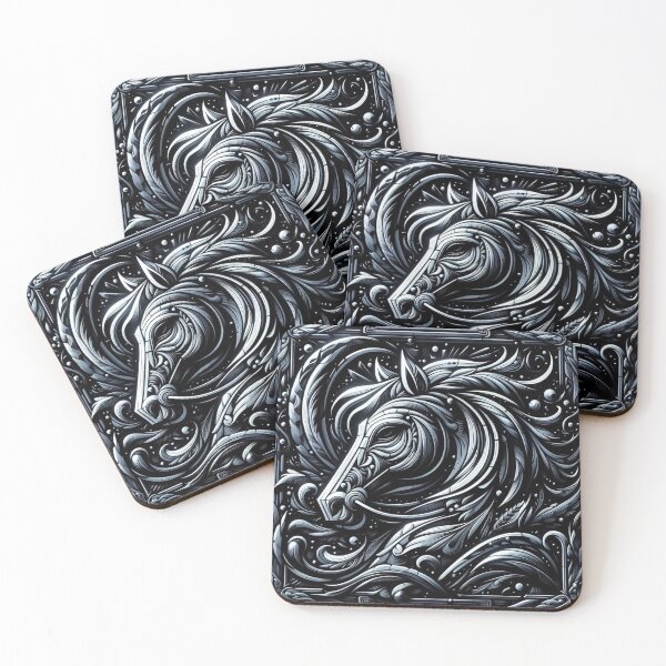 Item preview, Abstract Horse Portrait Pattern designed and sold by Simplybe1.