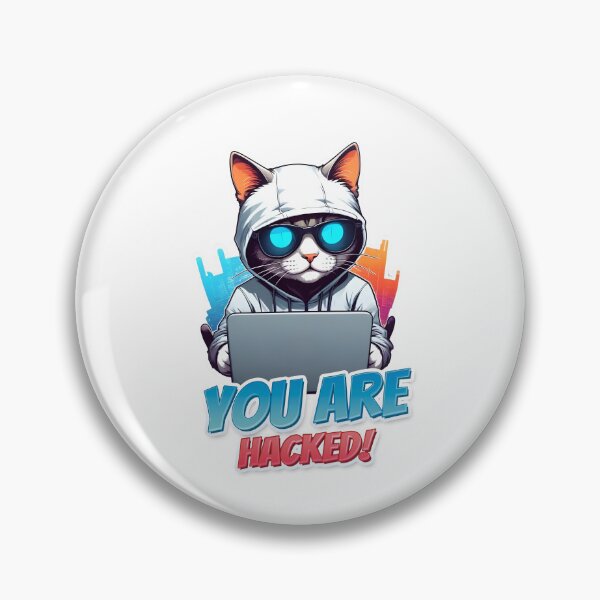 Item preview, Feline hackers, cat hackers, ready to hack your heart! designed and sold by PrintPlanetGo.