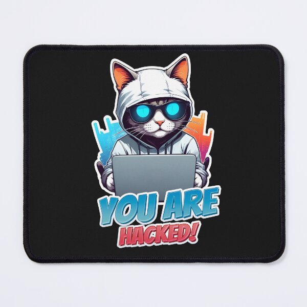 Item preview, Feline hackers, cat hackers, ready to hack your heart! designed and sold by PrintPlanetGo.