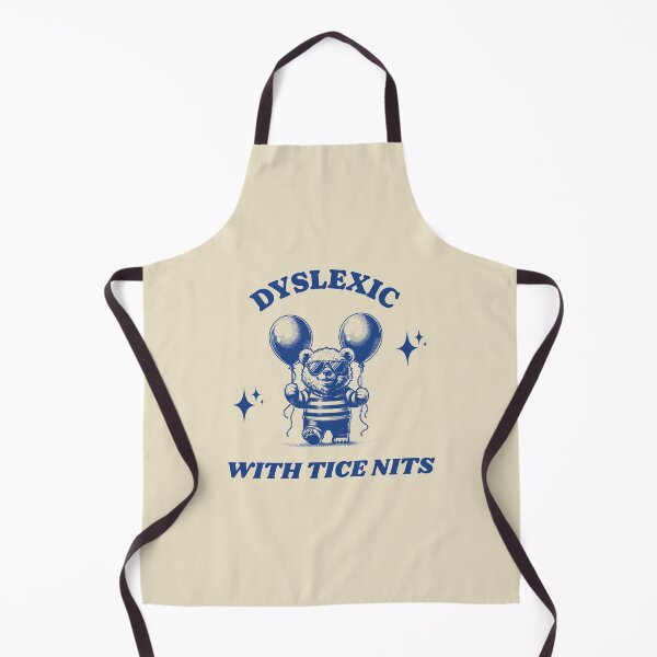 Item preview, Dyslexic with tice nits Blue designed and sold by KloverDesigns.