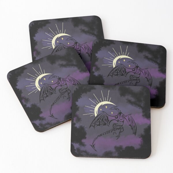 Item preview, Lunar dragon tribal coloured, black designed and sold by Artsydragongal.