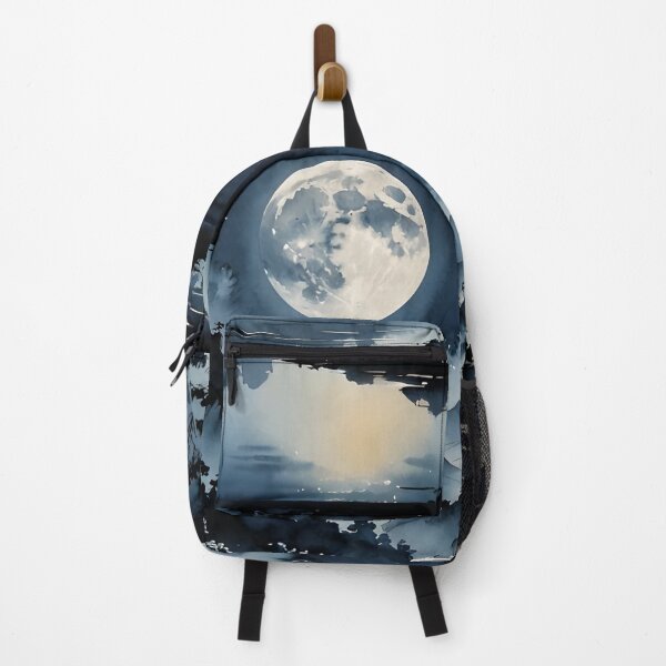 Item preview, Lunar Reflections in Blue designed and sold by AJSRPrints.