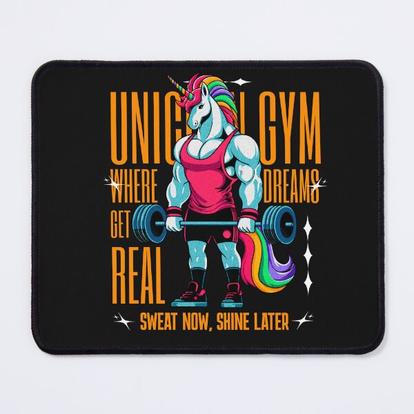 Item preview, Unicorn Gym Fitness T-Shirt - Muscle Unicorn Lifting Weights, Inspirational Workout Apparel designed and sold by JacontaII.