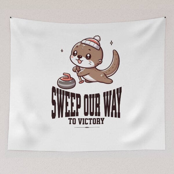 Item preview, Curling Otter designed and sold by LemuellTrends.
