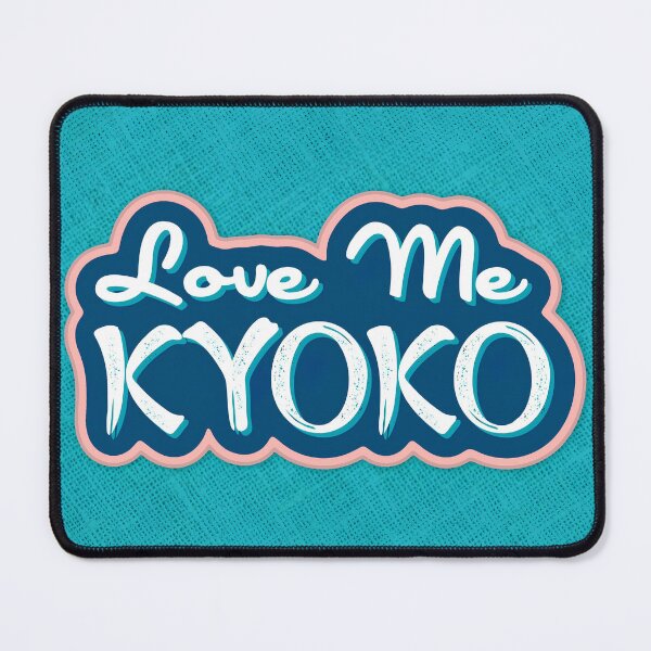 Item preview, LOVE ME KYOKO - Solo Logo ( TURQUOISE ) by Simone Morana Cyla designed and sold by Simone Morana Cyla.