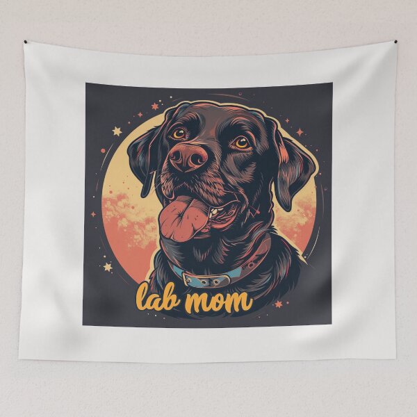 Item preview, Black Chocolate Lab mom designed and sold by MendaciousMina.