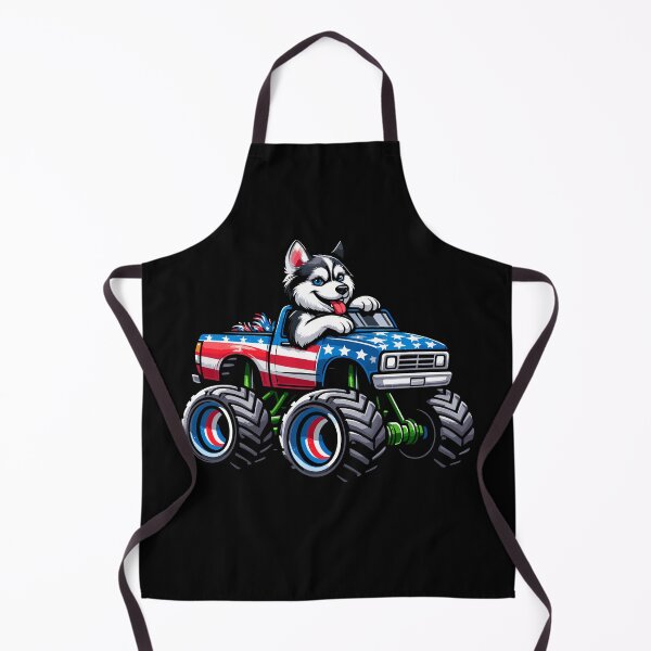 Item preview, Patriotic Huskey 4th July Monster Truck AmericanCopy of Temp designed and sold by Artistoos.