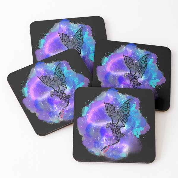 Item preview, Galaxy Night Fury celestial art designed and sold by Artsydragongal.