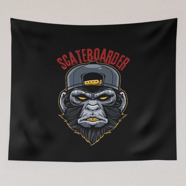 Item preview, Scateboarder Monkey designed and sold by EvelinZ.