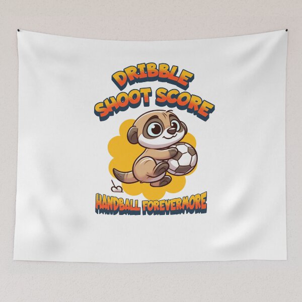 Item preview, Dribble Shoot Score Meerkat designed and sold by LemuellTrends.