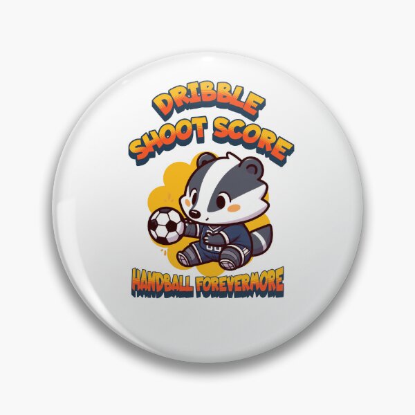 Item preview, Dribble Shoot Score Badger designed and sold by LemuellTrends.