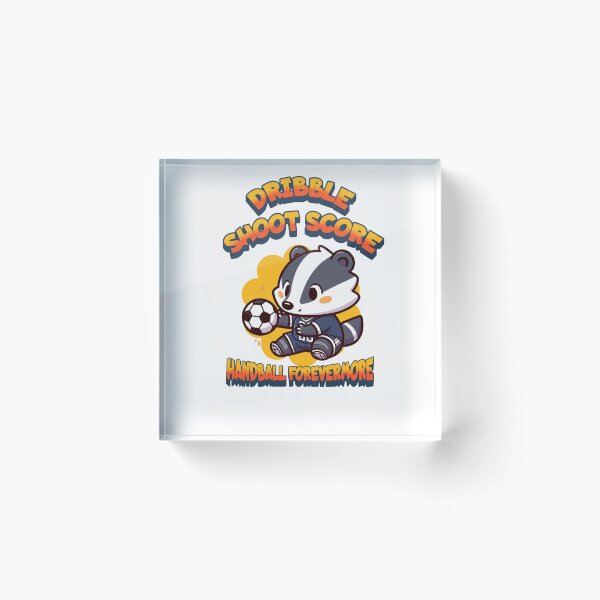 Item preview, Dribble Shoot Score Badger designed and sold by LemuellTrends.