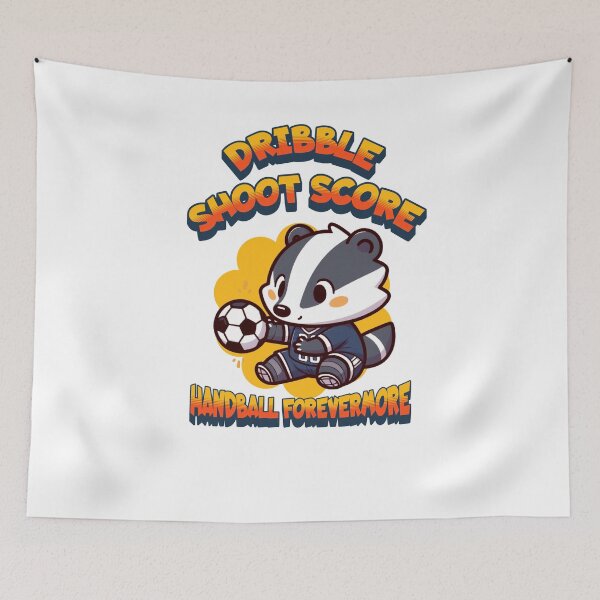 Item preview, Dribble Shoot Score Badger designed and sold by LemuellTrends.