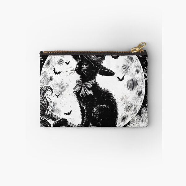 Item preview, Witching Hour Black cat in the moon designed and sold by 66sideddice.