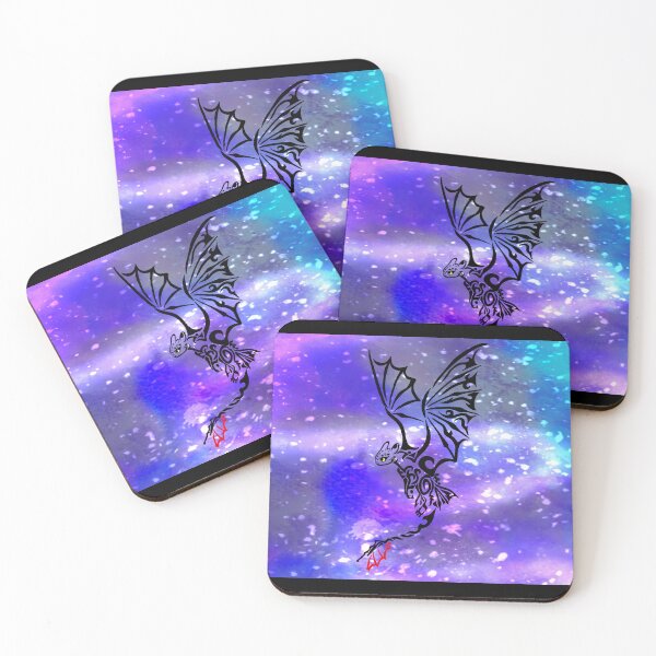 Item preview,  Galaxy Night Fury celestial art designed and sold by Artsydragongal.