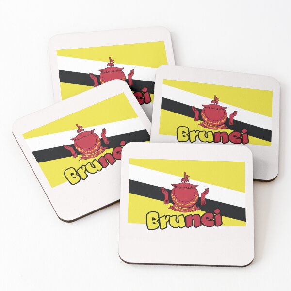Item preview, Brunei Flag Map STATE designed and sold by AnimalsDH305.