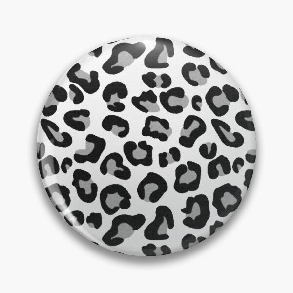 Item preview, Leopard Print in Black and White with Gray / Grey designed and sold by Marymarice.