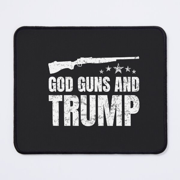 Item preview, God Guns And Trump designed and sold by CreepyCornerArt.