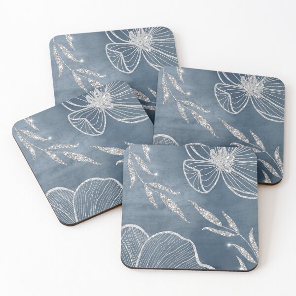 Item preview, Silver Flower Pattern designed and sold by Pixiejim.
