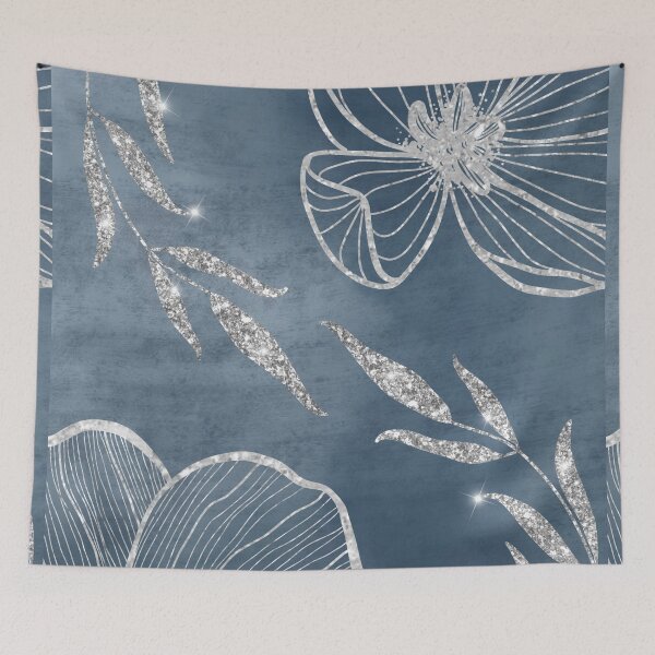 Item preview, Silver Flower Pattern designed and sold by Pixiejim.