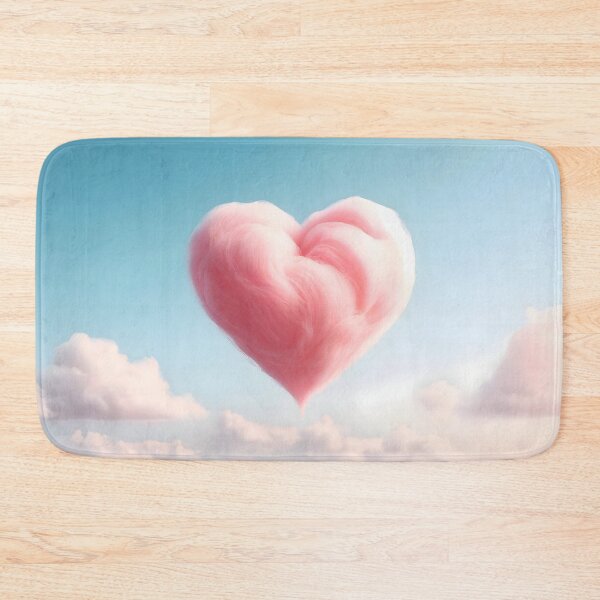 Item preview, Cotton Candy Pink Heart Floating in the Sky designed and sold by SeGoArtDesign.