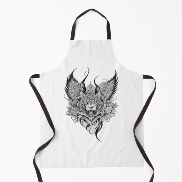 Item preview, Winged tiger tattoo designed and sold by Andris Vasques.