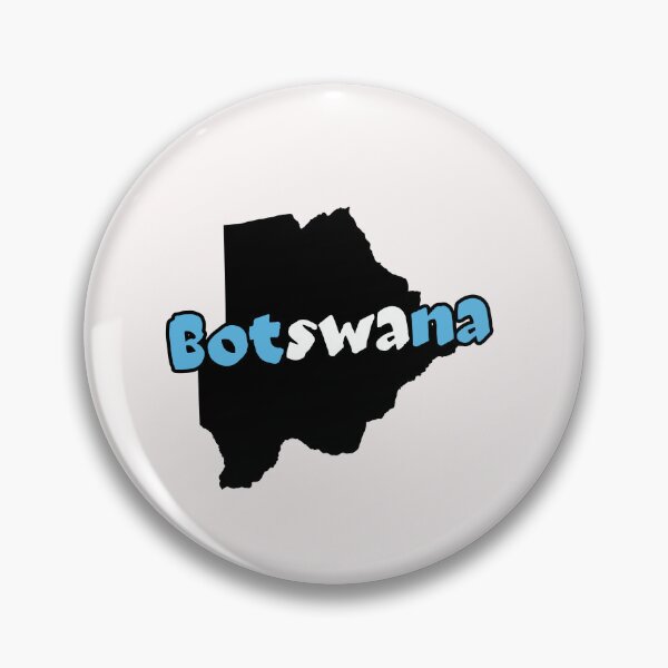 Item preview, Botswana Flag Map State Gaborone designed and sold by AnimalsDH305.
