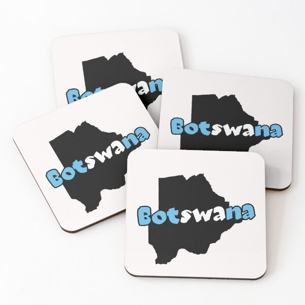 Item preview, Botswana Flag Map State Gaborone designed and sold by AnimalsDH305.